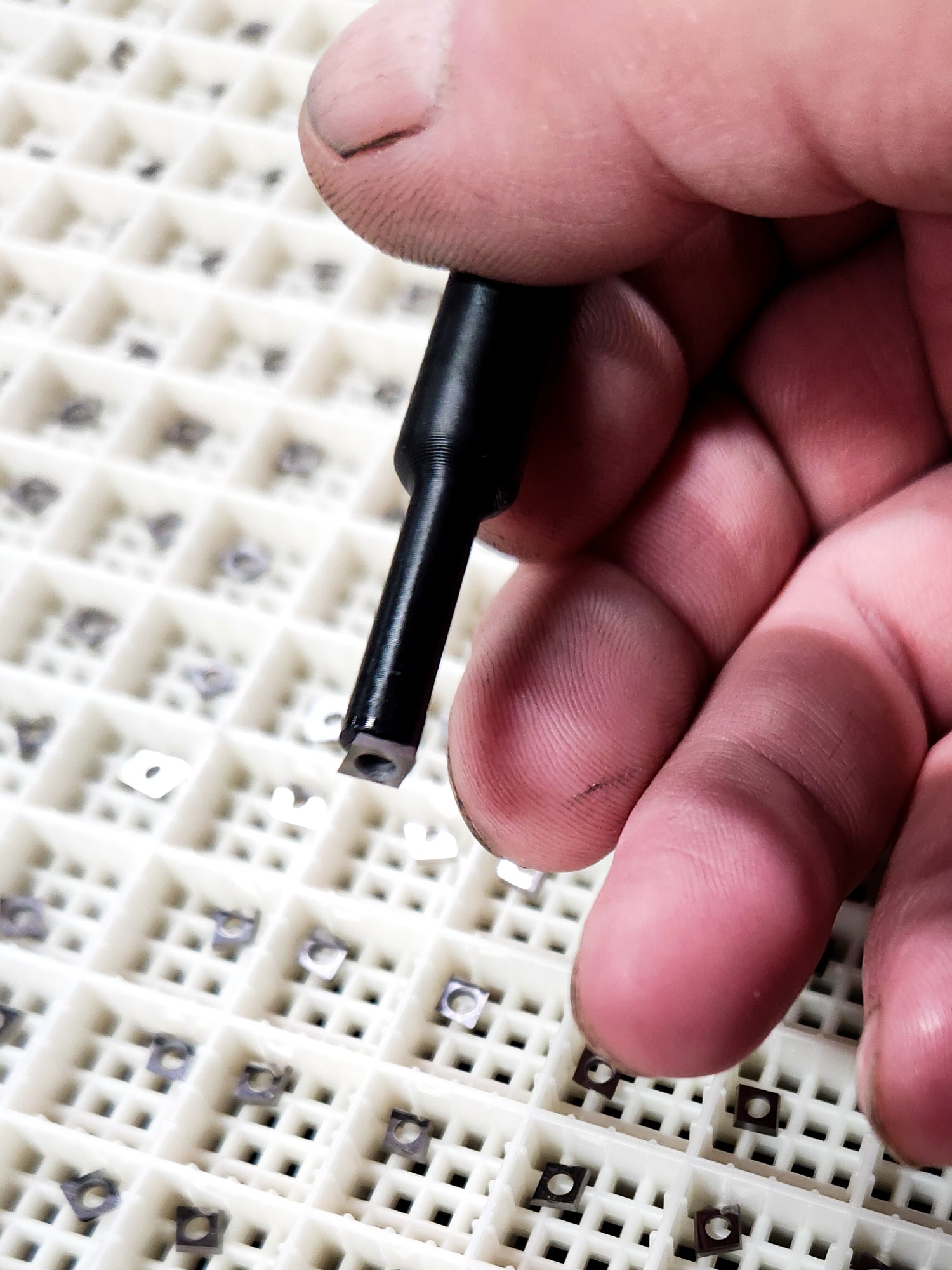 Helix Mist Extraction neodymium magnet part picker
